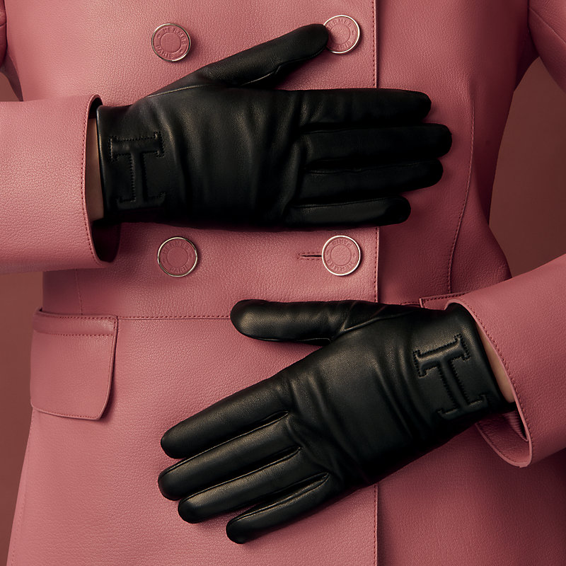 【上品で暖かい♪】HERMES Gants Bastille カシミヤレザー手袋 Bastille gloves | Hermès Mainland China